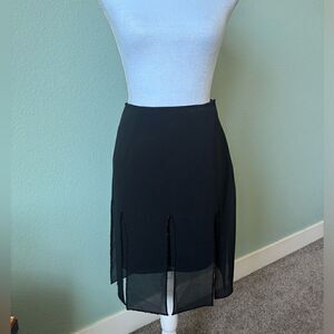 NWOT Adrianna Papell Evening Essentials Bead Trimmed Skirt Size 2P